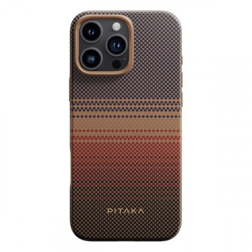 Чехол противоударный PITAKA Military-Grade Protective Case для iPhone 16 Pro Sunset