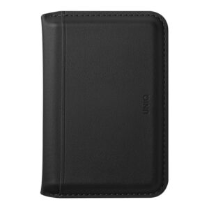 Чехол-подставка и бумажник UNIQ LYDEN DS MagSafe (DALLAS BLACK/FLINT GREY)
