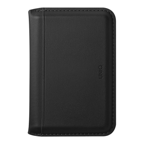 Чехол-подставка и бумажник UNIQ LYDEN DS MagSafe (DALLAS BLACK/FLINT GREY)