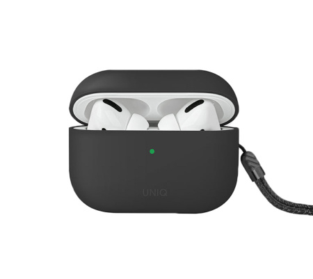 Чехол UNIQ для Airpods Pro 2 LINO Liquid silicone Grey
