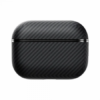 Чехол PITAKA MagEZ Case for AirPods Pro/Pro 2 поддерживает MagSafe, чёрно/серый (полоска)
