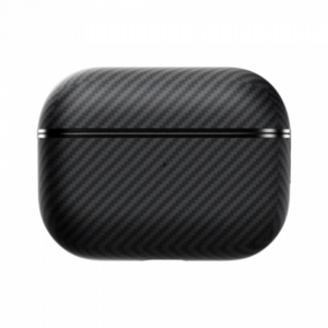 Чехол PITAKA MagEZ Case for AirPods Pro/Pro 2 поддерживает MagSafe, чёрно/серый (полоска)