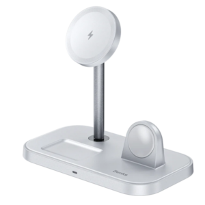 Беспроводная зарядка Benks W16 3-in-1 Infinity 15W, цвет белый (WHITE)