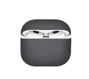 Чехол UNIQ для Airpods 3 LINO Liquid silicone Dark grey