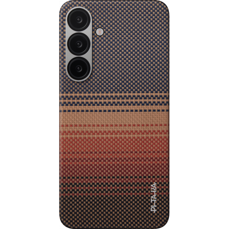 Чехол PITAKA Fusion Weaving MagEZ Case 5 для Samsung S25 Plus Sunset