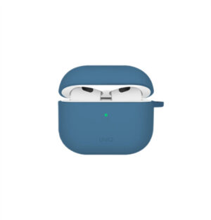 Силиконовый чехол с креплениями UNIQ NEXO Active Hybrid Silicon для AirPods 4 PACIFIC BLUE