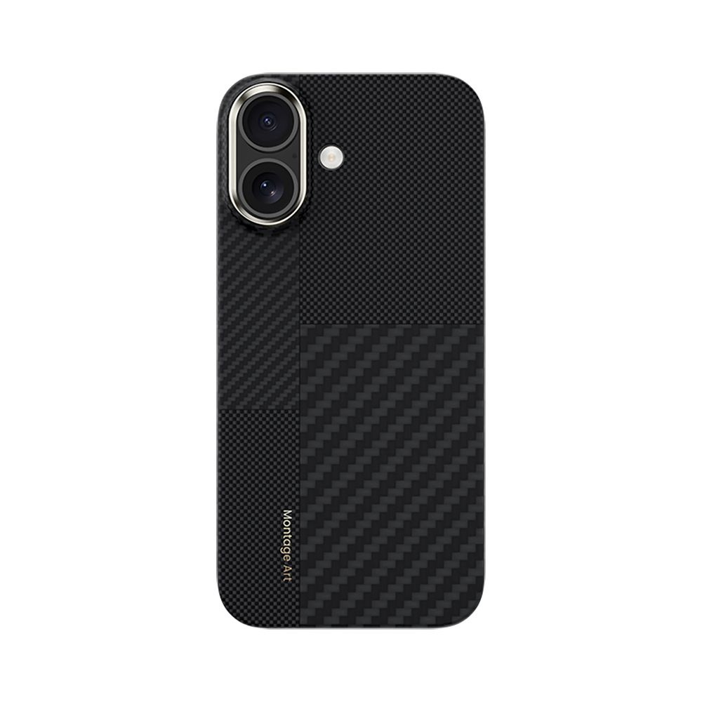 Чехол Benks Montage ArmorAir Case built with Kevlar для iPhone 16 черный (600D+1500D)