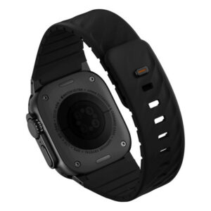Ремень каучуковый универсальный Uniq FLUO для Apple Watch 40-49, цвет черный