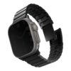 Стальной ремень Uniq STROVA MAG для Apple Watch 49/45/44/42, цвет черный (BLACK)