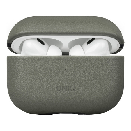 Кожаный чехол UNIQ Terra Genuine Leather для AirPods PRO 2 (2022) Lichen Green