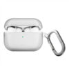 Чехол UNIQ для Airpods Pro 2 Glase TPU case with carabin Clear