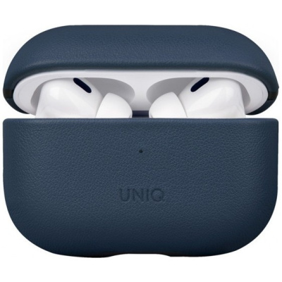 Кожаный чехол UNIQ Terra Genuine Leather для AirPods PRO 2 (2022) Space Blue