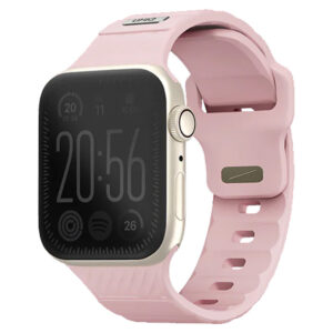 Ремень каучуковый Uniq STRIDE для Apple Watch 41/40/38, цвет бледно розовый (PALE PINK)