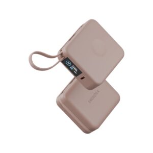 Ультратонкий внешний аккумулятор с кабелем EnergEA MagPac Mini Plus, 10000MAH MAGSAFE - Pink