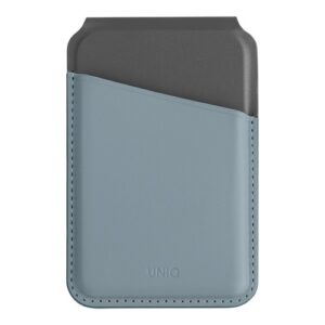 Чехол-подставка и бумажник UNIQ LYDEN DS MagSafe, цвет WASHED BLUE/BLACK