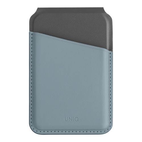 Чехол-подставка и бумажник UNIQ LYDEN DS MagSafe, цвет WASHED BLUE/BLACK