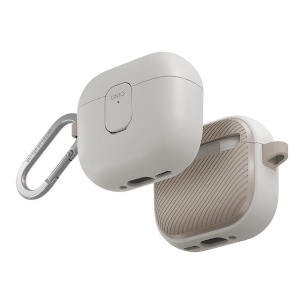 Чехол UNIQ CLYDE для AirPods 4 MIST GREY/KHAKI