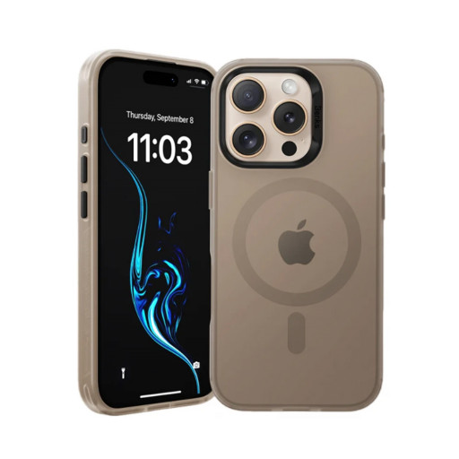 Чехол силиконовый Benks Lucid Armor Case (MagSafe) для iPhone 16 Pro Golden