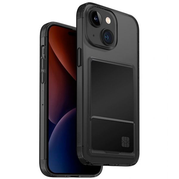 Чехол UNIQ для iPhone 15 чехол Air Fender ID Grey