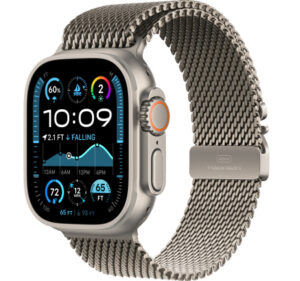 Смарт-часы Apple Watch Ultra 3 49mm Natural Ti Case with Titanium Milanese Loop M