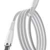 Кабель плетеный Benks D47 PowerWeave USB-C to USB-C, 100W 1M. – белый (WHITE)