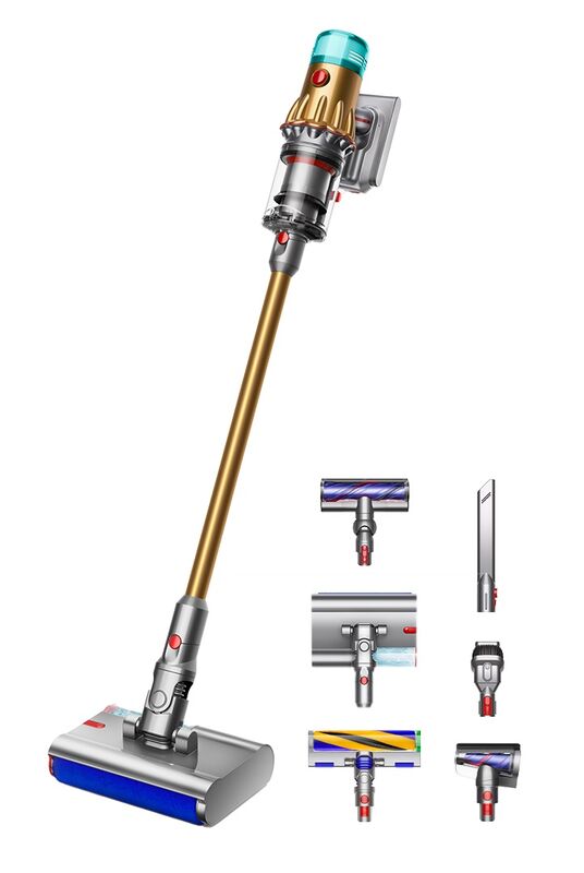 Вертикальный пылесос Dyson V12s (SV46) Submarine Complete Gold