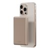 Ультратонкий внешний аккумулятор EnergEA Alupac Mini 10K, 10000MAH MAGSAFE - Gold