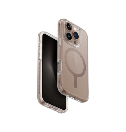 Чехол UNIQ HYBRID MAGCLICK CHARGING (MagSafe) COMBAT для iPhone 16 Pro TAUPE GOLD