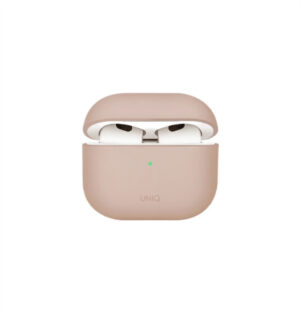 Чехол UNIQ Lino Hybrid Liquid Silicon для AirPods 4 Pink