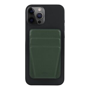 Чехол-подставка и бумажник UNIQ LYFT MagSafe для iPhone, цвет зеленый