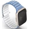 Ремень силиконовый UNIQ REVIX EVO для Apple Watch 41/40/38, цвет синий/белый