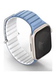 Ремень силиконовый UNIQ REVIX EVO для Apple Watch 41/40/38, цвет синий/белый