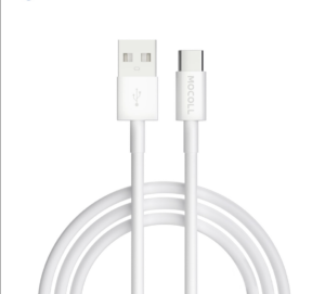 Кабель Mocoll Type-C to Lighting (Серия Alfa) White