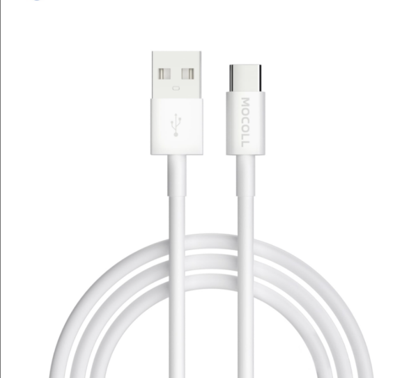 Кабель Mocoll Type-C to Lighting (Серия Alfa) White