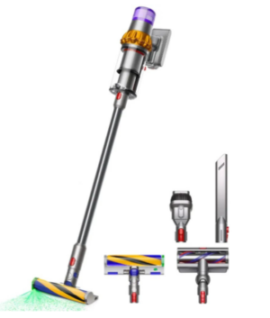 Вертикальный пылесос Dyson V15 Detect absolute (SV47) Yellow/Nickel