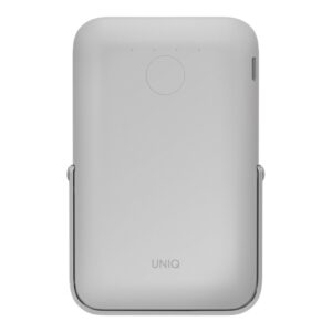 Внешний аккумулятор магнитный Uniq Hoveo Click 5000mAH Magnetic Wireless Power Bank USB-C PD, цвет серый (HOVEO-GREY)