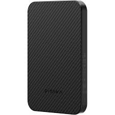Беспроводное зарядное устройство Pitaka Power Bank Qi2, Black/Grey