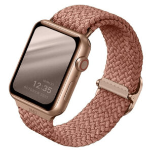 Ремешок UNIQ для Apple Watch 49/45/44/42 mm ASPEN Strap Braided Pink
