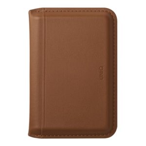 Чехол-подставка и бумажник UNIQ LYDEN DS MagSafe, цвет (CARAMEL/IVORY)