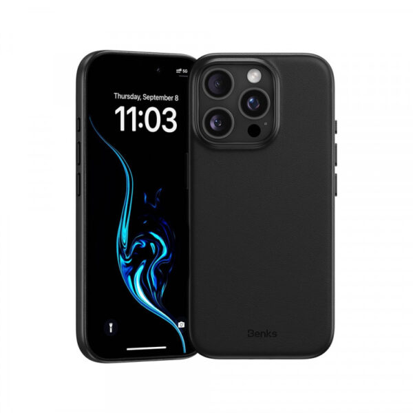 Чехол из экокожи Benks VitaPro Protective Case (MagSafe)для iPhone 16 Pro Max Black