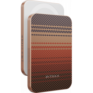 Беспроводное зарядное устройство Pitaka Power Bank Qi2, Sunset