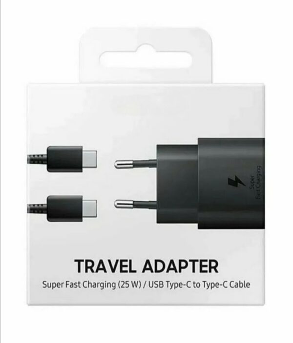 Зарядное устройство + кабель Samsung Travel 25W Black