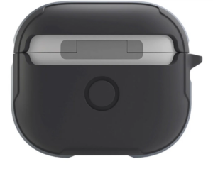Чехол UNIQ для Airpods 3 Valencia TPU/Aluminium bumper +carabin Grey