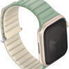 Ремень силиконовый Uniq REVIX EVO для Apple Watch 41/40/38, цвет мятный/бежевый