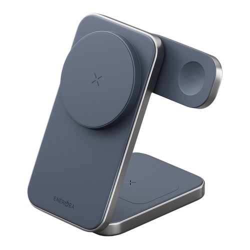 Настольная зарядка 3в1 EnergEA MagTrio Plus, темно синий (Blue)