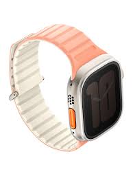 Ремень силиконовый UNIQ REVIX EVO для Apple Watch 41/40/38, CREPE PINK/IVORY