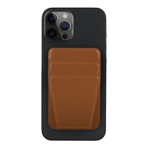 Чехол-подставка и бумажник UNIQ LYFT MagSafe для iPhone, цвет коричневый