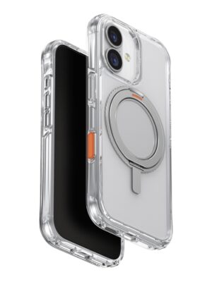Чехол с поворотным кольцом UNIQ HYBRID SWIVIX WITH 360 ROTATING (MagSafe) для iPhone 17 LUCENT CLEAR