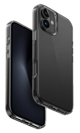 Чехол UNIQ HYBRID AIR FENDER для iPhone 16 Plus SMOKED