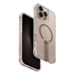 Чехол UNIQ HYBRID ELEVA with Vertical Stand (MagSafe) для iPhone 16 Pro TAUPE GOLD